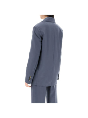 Donau Double-breasted Wool Blazer-Loulou Studio-JOHN JULIA