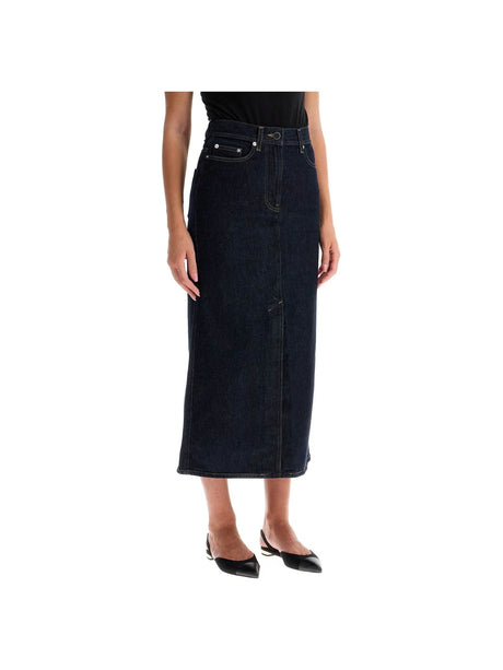 Organic Denim Midi Skirt Rona