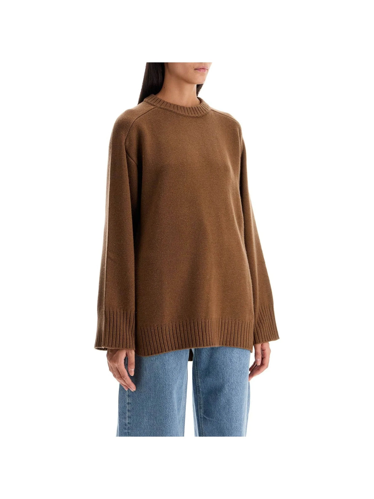 LOULOU STUDIO-Safi Wool Cashmere Sweater-JOHN JULIA