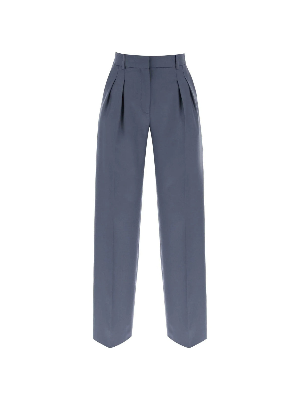 Sbiru Double Pleat Wool Trousers-Loulou Studio-JOHN JULIA