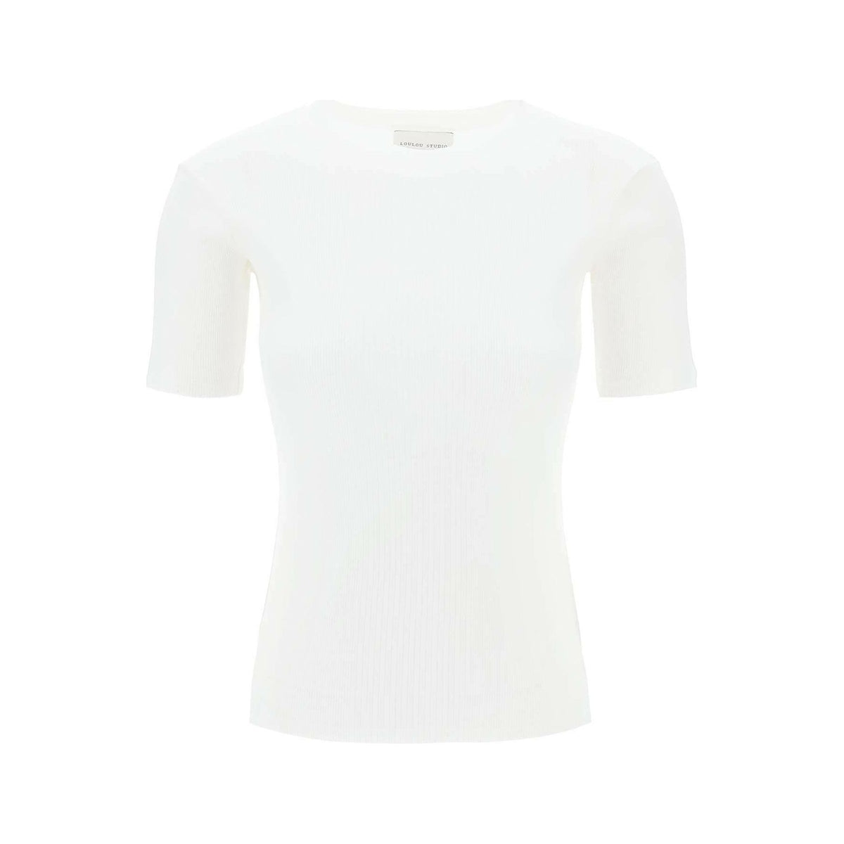 LOULOU STUDIO - White Avalyn Organic Cotton T-Shirt - JOHN JULIA