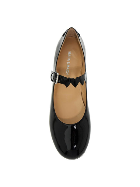 Patent Leather Little Heart Ballerina Flats