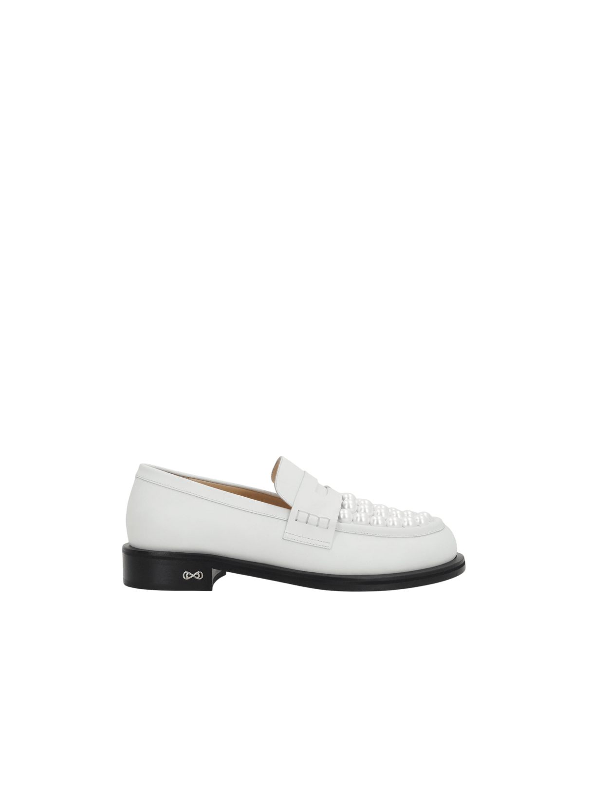 Sirene Smooth Leather Loafers-MACH & MACH-JOHN JULIA