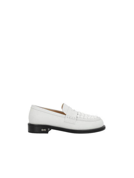 Sirene Smooth Leather Loafers-MACH & MACH-JOHN JULIA