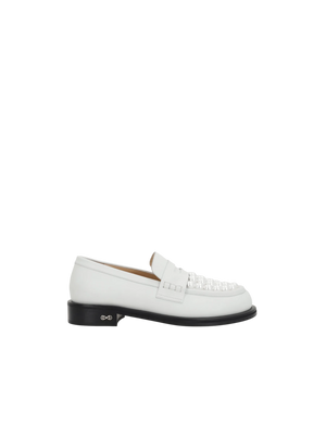 Sirene Smooth Leather Loafers-MACH & MACH-JOHN JULIA