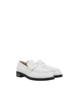 Sirene Smooth Leather Loafers-MACH & MACH-JOHN JULIA