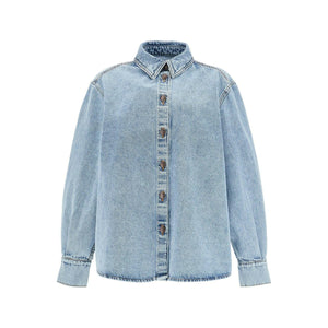 Denim Oversized Shirt For Women.