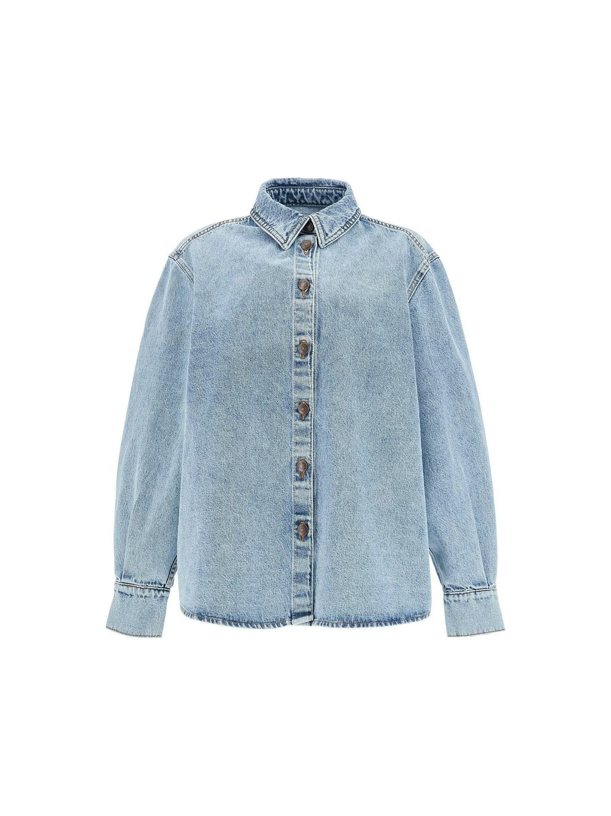 Denim Oversized Shirt For Women.