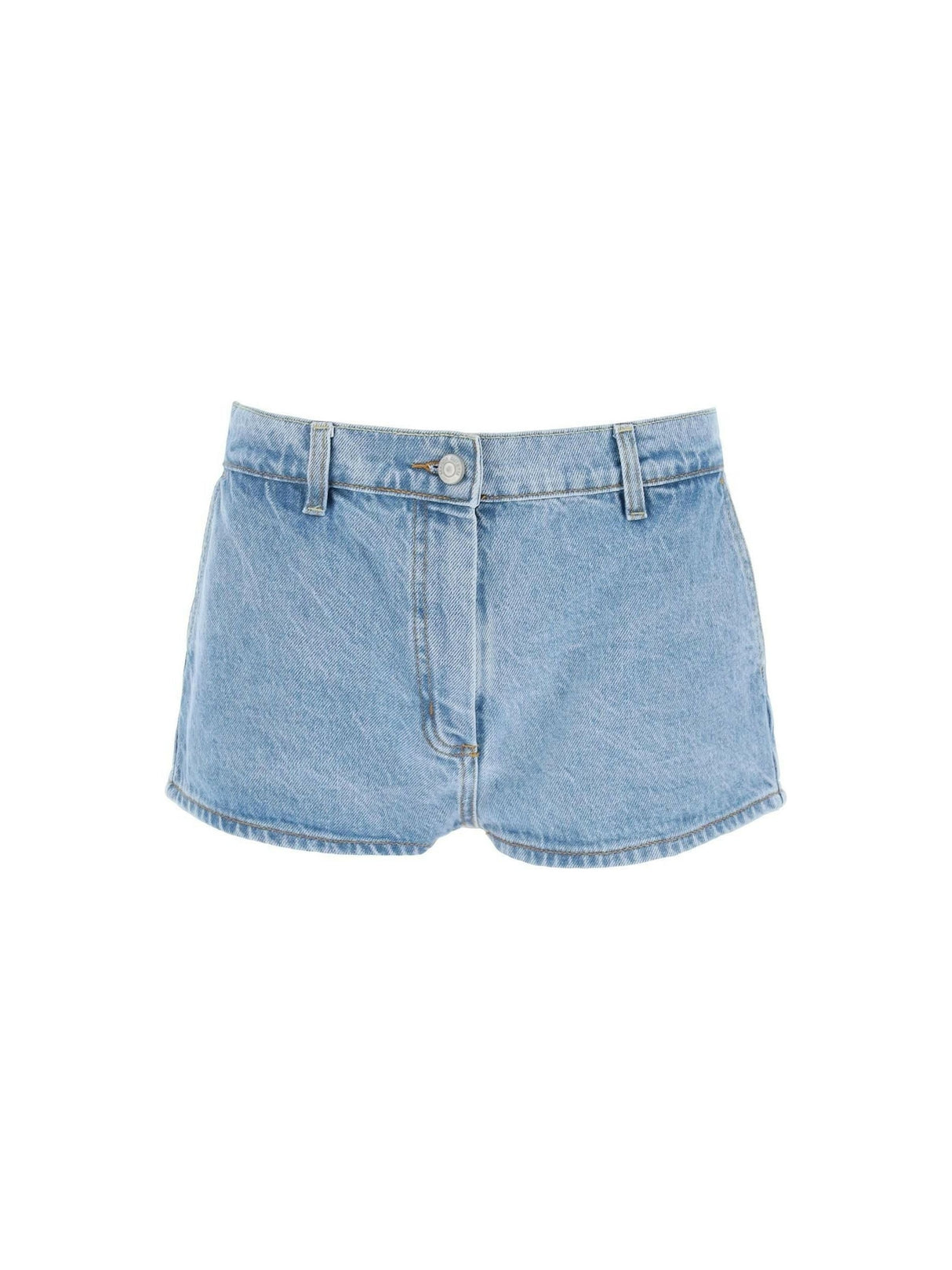 Light Blue Denim Hot Shorts MAGDA BUTRYM JOHN JULIA.