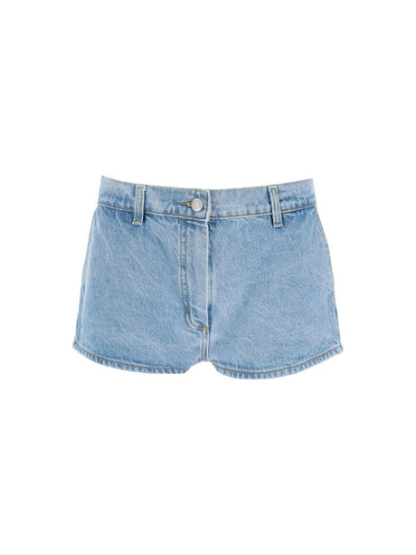 Light Blue Denim Hot Shorts MAGDA BUTRYM JOHN JULIA.