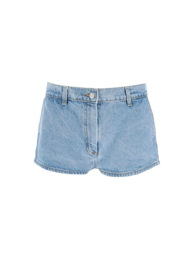 Light Blue Denim Hot Shorts MAGDA BUTRYM JOHN JULIA.