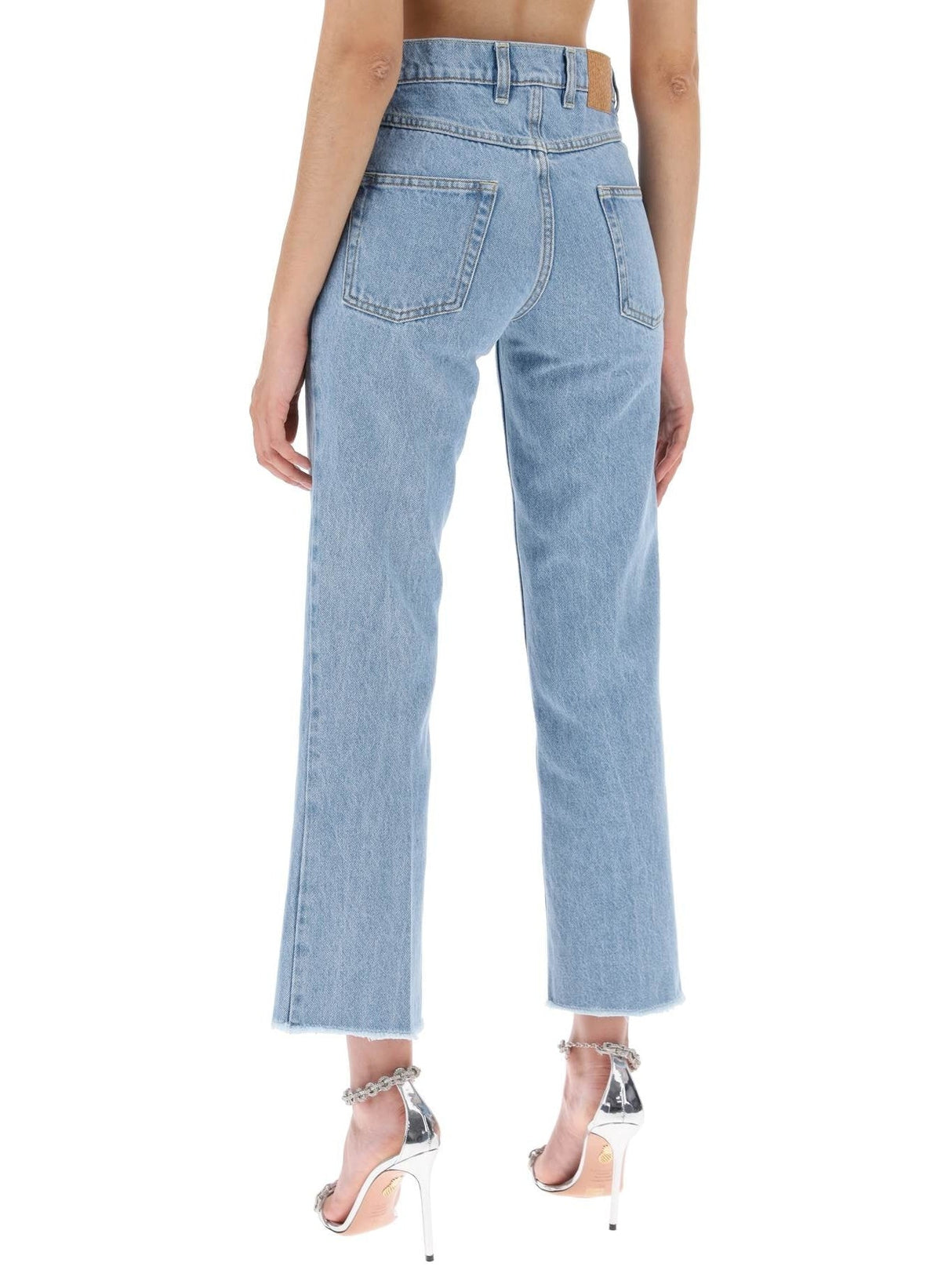 Low-waisted Cropped Jeans