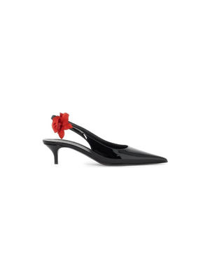 MAGDA BUTRYM-Rose Kitten Heel Slingback Pumps -JOHN JULIA.