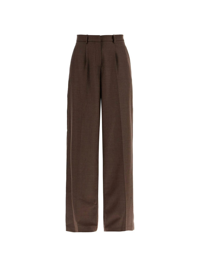 Wide Stretch Wool Trousers - 32 - Women > Clothing > Trousers > Trousers