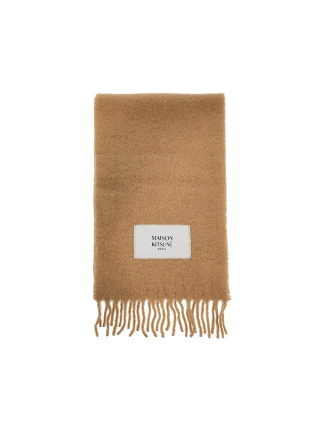 Maison Kitsune Alpaca Wool Scarf-MAISON KITSUNÉ-JOHN JULIA