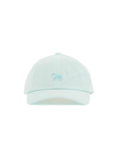 Baby Fox Velvet Baseball Cap-MAISON KITSUNÉ-JOHN JULIA