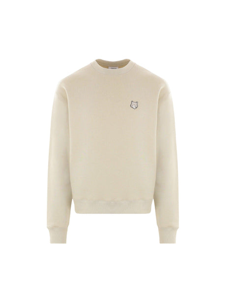 Bold Fox Head Patch Jersey Sweatshirt-MAISON KITSUNÉ-JOHN JULIA