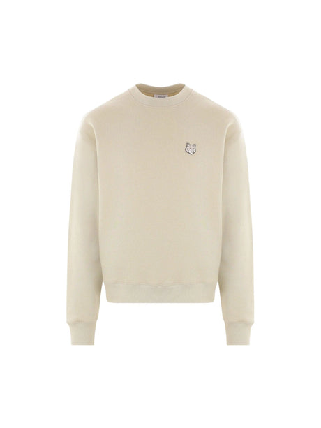 Bold Fox Head Patch Jersey Sweatshirt-MAISON KITSUNÉ-JOHN JULIA