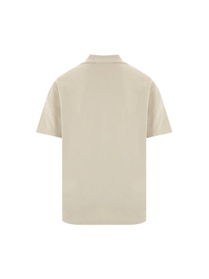 Bold Fox Head Patch Piquet Polo Shirt-MAISON KITSUNÉ-JOHN JULIA