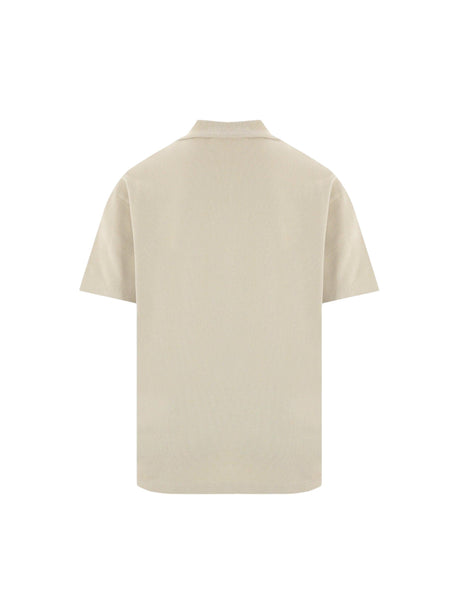 Bold Fox Head Patch Piquet Polo Shirt-MAISON KITSUNÉ-JOHN JULIA