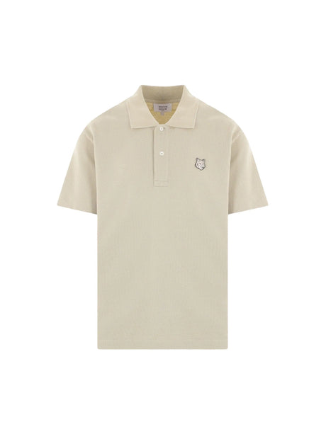 Bold Fox Head Patch Piquet Polo Shirt-MAISON KITSUNÉ-JOHN JULIA