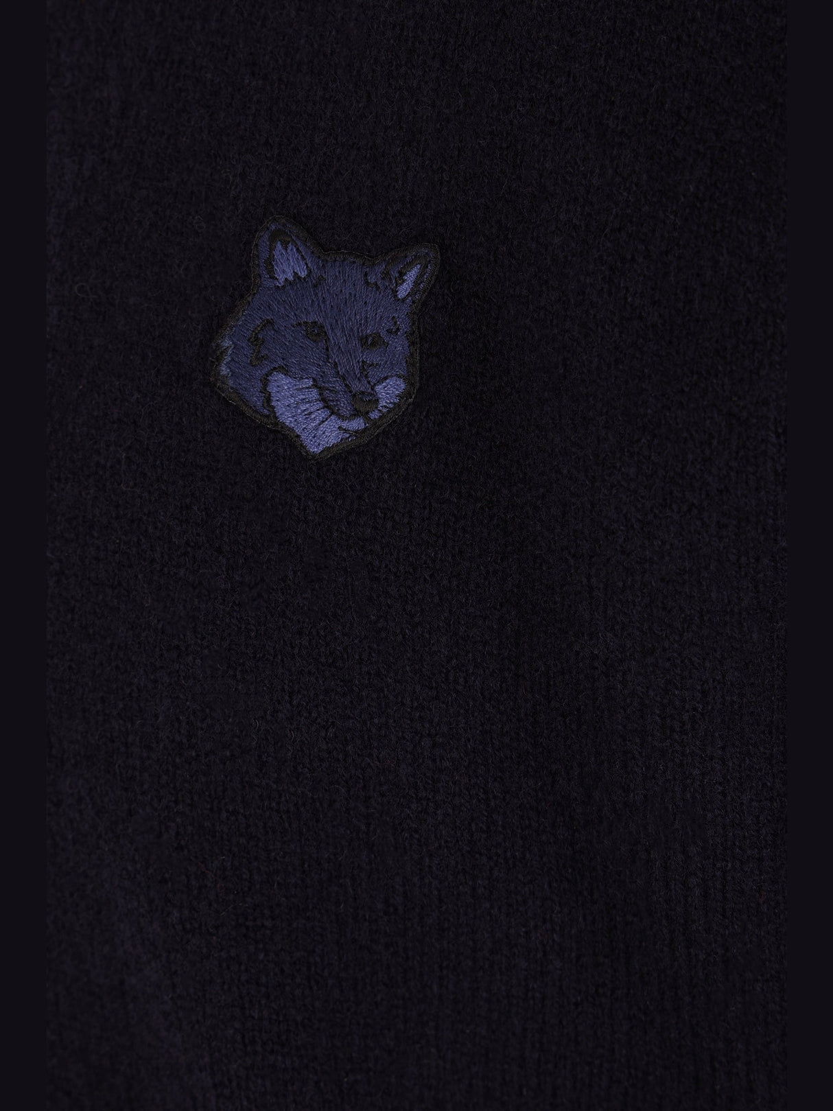 Bold Fox Head Patch Wool Sweater-MAISON KITSUNÉ-JOHN JULIA