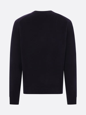 Bold Fox Head Patch Wool Sweater-MAISON KITSUNÉ-JOHN JULIA