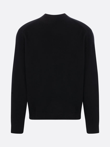 Bold Fox Head Patch Wool Sweater-MAISON KITSUNÉ-JOHN JULIA