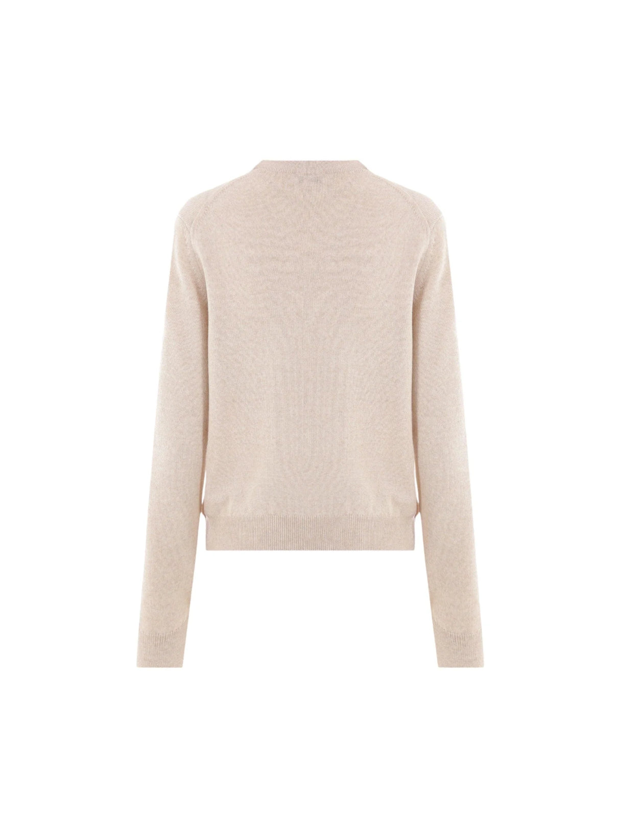 MAISON KITSUNÉ-Bold Fox Head Patch Wool Sweater-JOHN JULIA