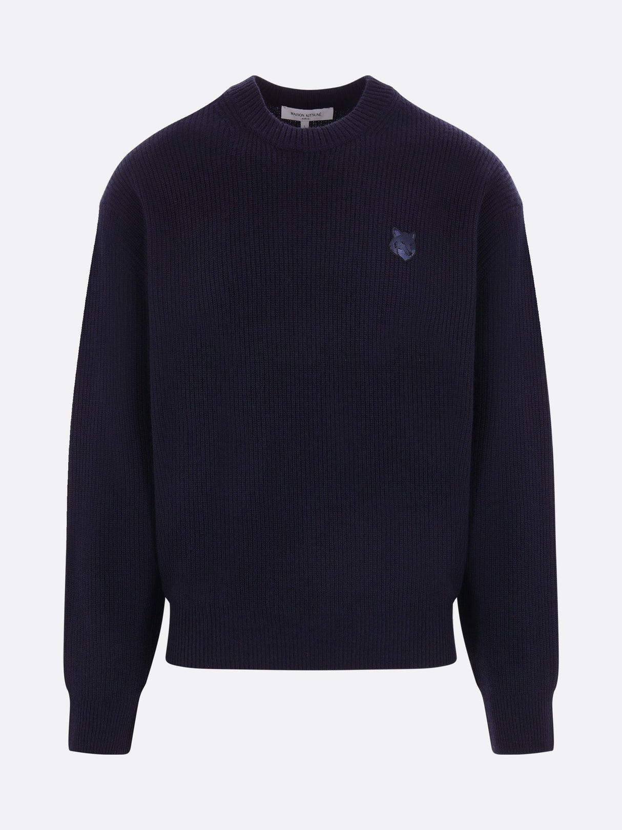 Bold Fox Head Wool Blend Sweater-MAISON KITSUNÉ-JOHN JULIA