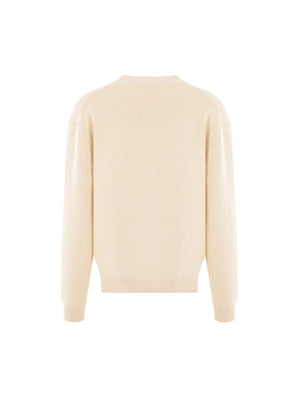 Bold Fox Logo Patch Cotton Blend Cardigan-MAISON KITSUNÉ-JOHN JULIA