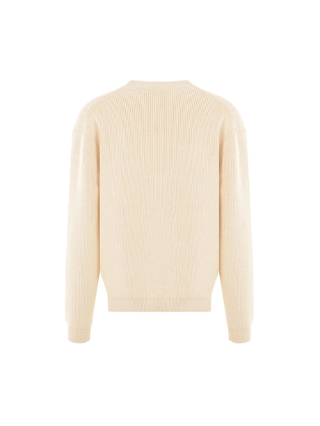 Bold Fox Logo Patch Cotton Blend Cardigan-MAISON KITSUNÉ-JOHN JULIA