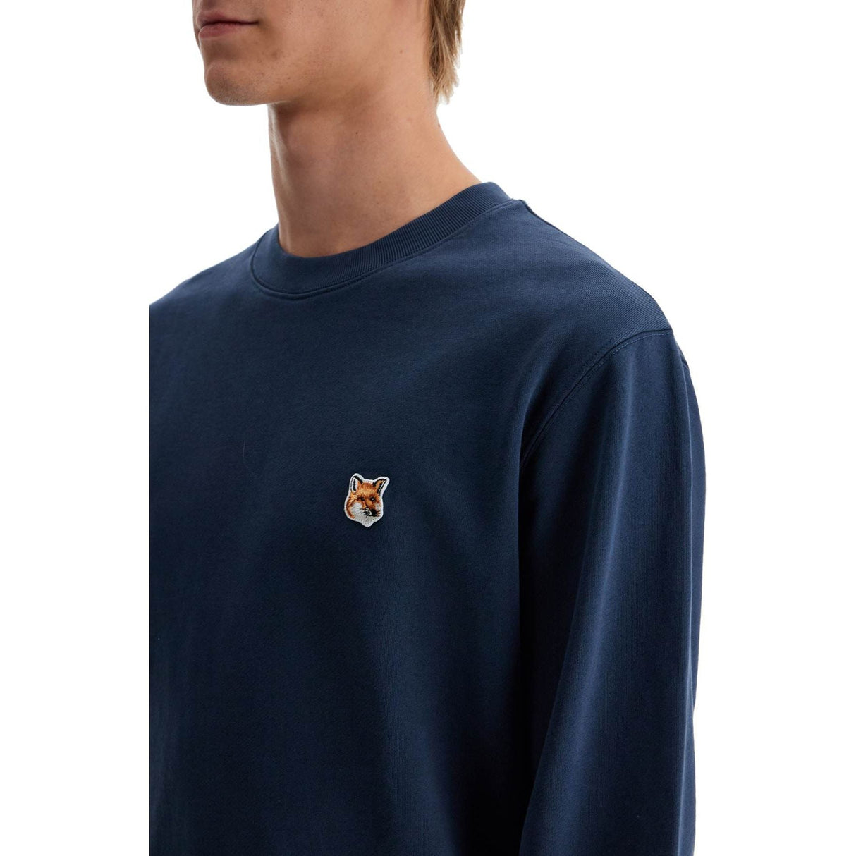 Fox Head Patch Sweatshirt With