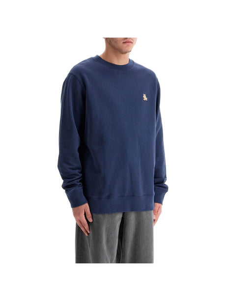 Chillax Fox Patch Sweatshirt-MAISON KITSUNÉ-JOHN JULIA