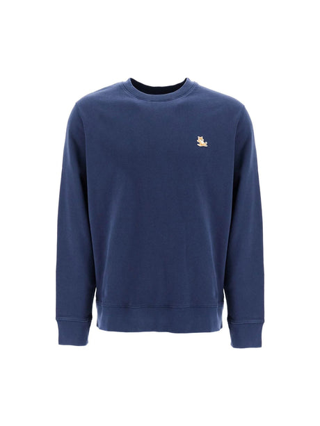 Chillax Fox Patch Sweatshirt-MAISON KITSUNÉ-JOHN JULIA