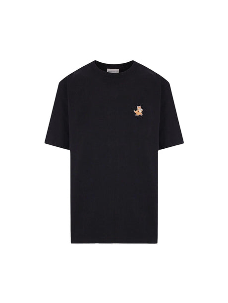 Cotton Jersey Speedy Fox T-Shirt-MAISON KITSUNÉ-JOHN JULIA