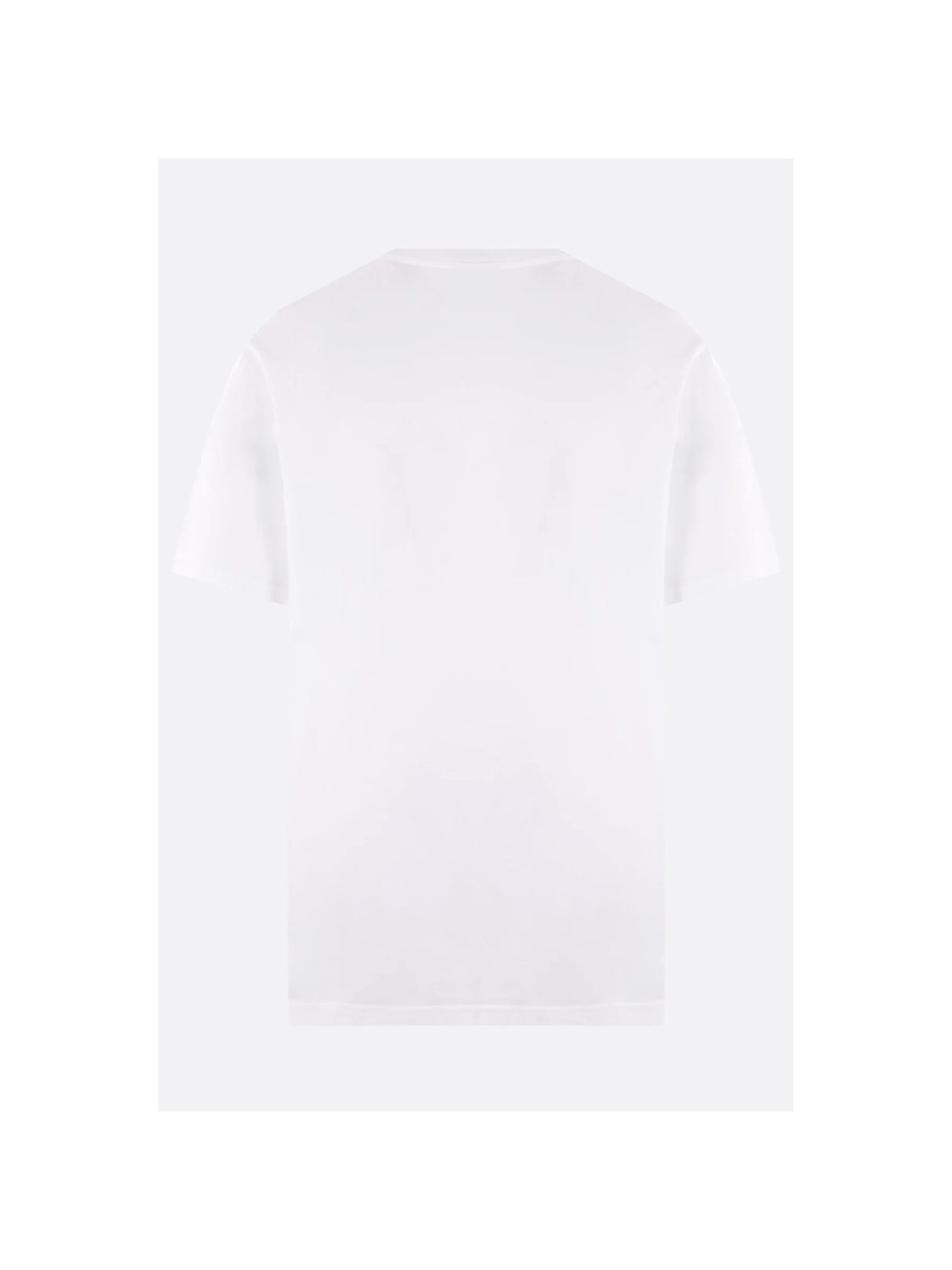 Cotton T-shirt With Logo Patch-MAISON KITSUNÉ-JOHN JULIA