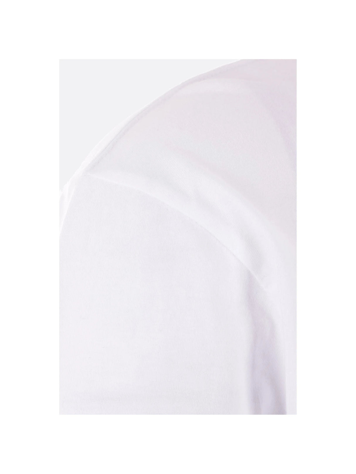 Cotton T-shirt With Logo Patch-MAISON KITSUNÉ-JOHN JULIA