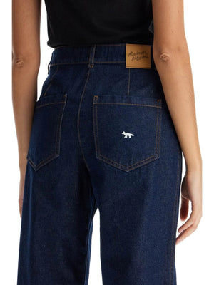 Straight Jeans With Embroidery