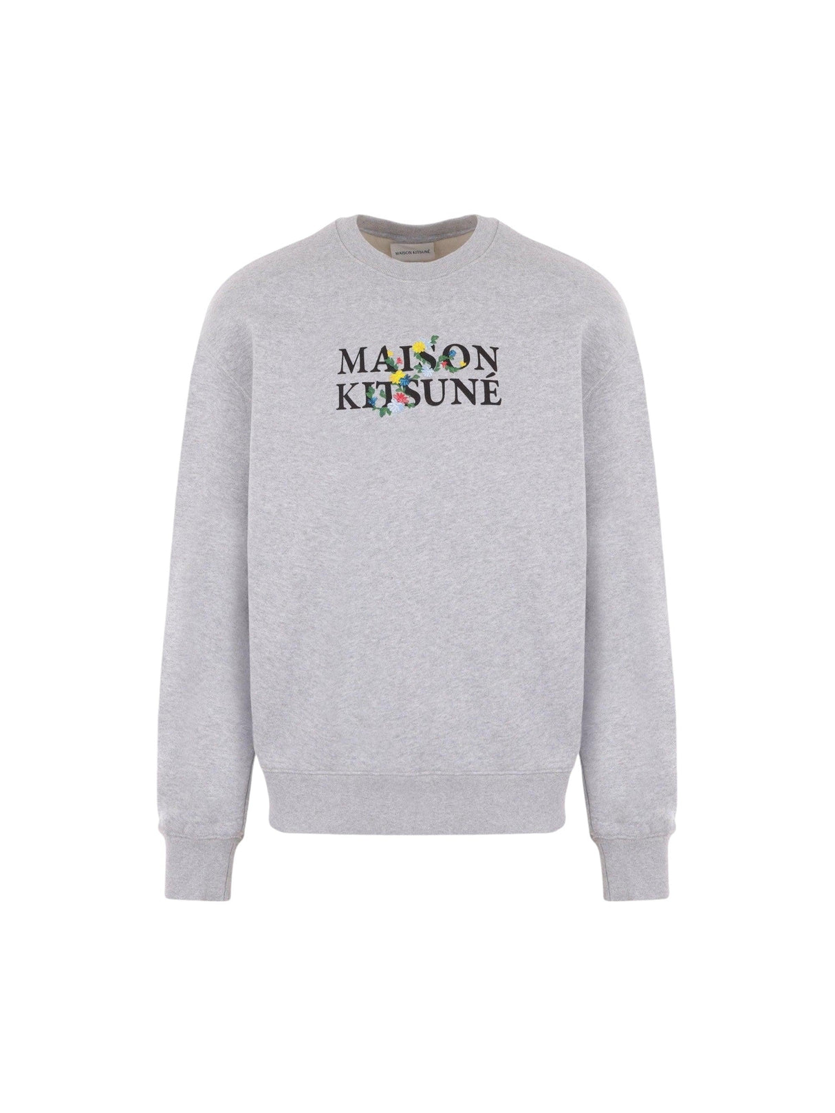 Flowers Fleece Sweatshirt-MAISON KITSUNÉ-JOHN JULIA