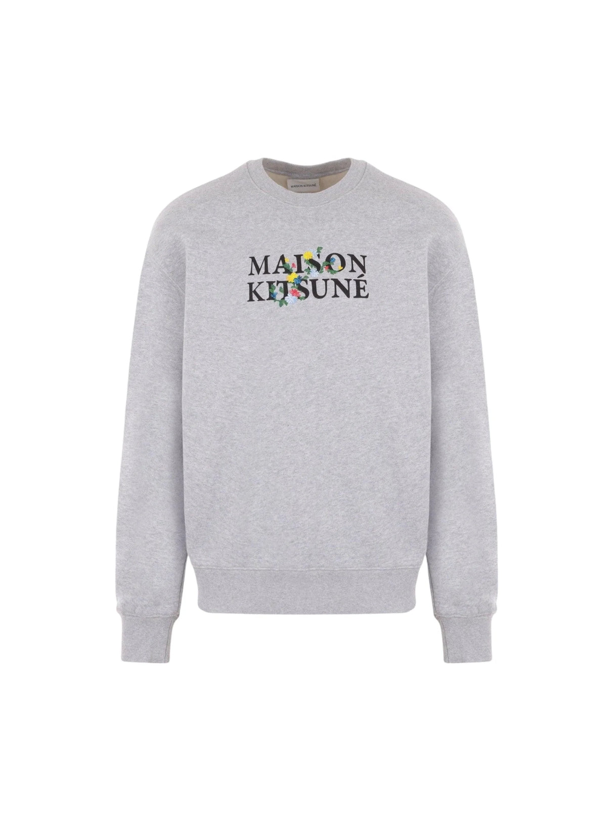 Flowers Fleece Sweatshirt-MAISON KITSUNÉ-JOHN JULIA