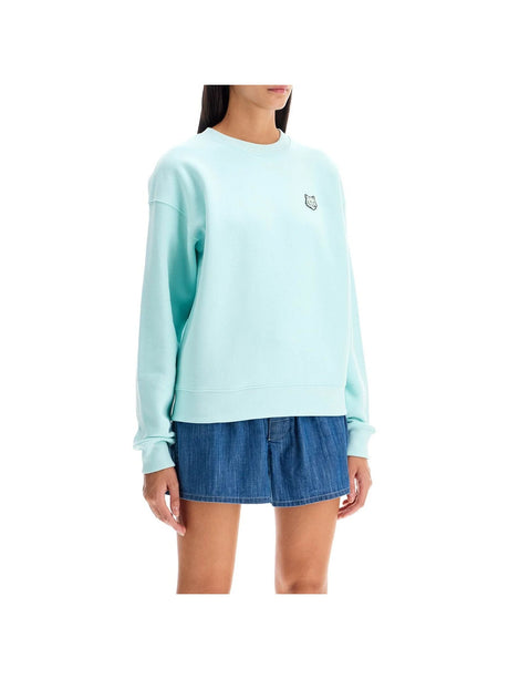 Fox Head Cotton Sweatshirt-MAISON KITSUNÉ-JOHN JULIA