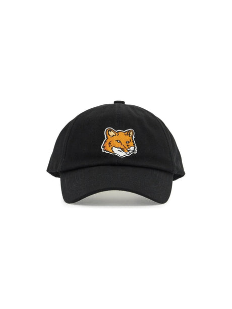 Fox Head Denim Cap-MAISON KITSUNÉ-JOHN JULIA