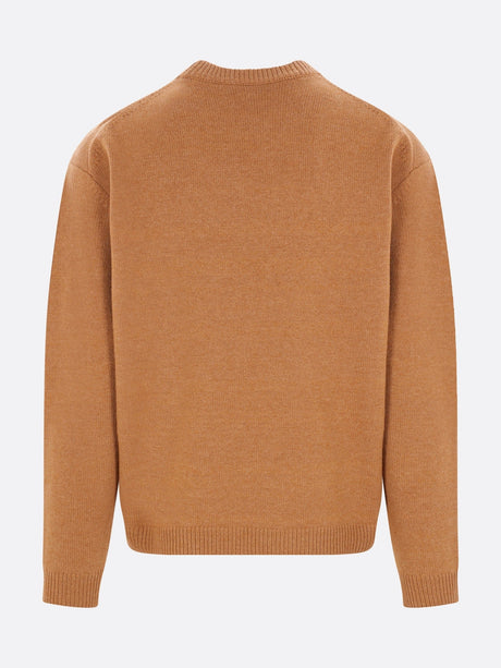 Fox Head Intarsia Wool Sweater-MAISON KITSUNÉ-JOHN JULIA