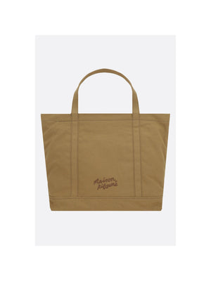 Fox Head Large Canvas Tote Bag-MAISON KITSUNÉ-JOHN JULIA