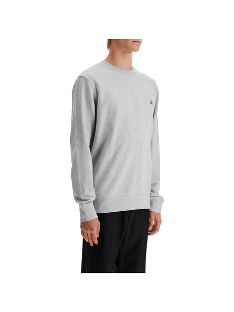 Fox Head Patch Crewneck Sweatshirt-MAISON KITSUNÉ-JOHN JULIA