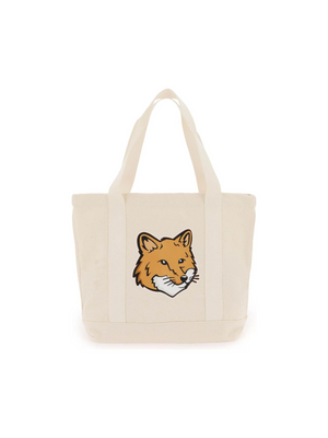 MAISON KITSUNE-Fox Head Tote Bag -JOHN JULIA.