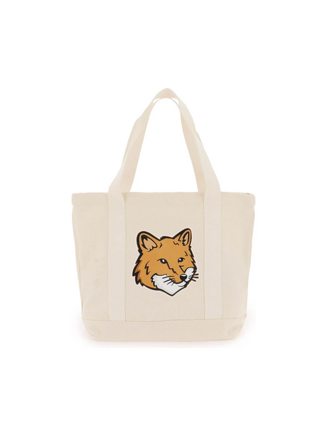 MAISON KITSUNE-Fox Head Tote Bag -JOHN JULIA.