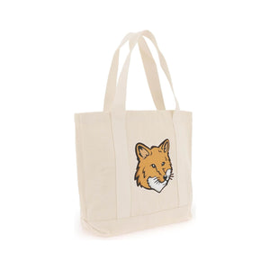 MAISON KITSUNE-Fox Head Tote Bag -JOHN JULIA.