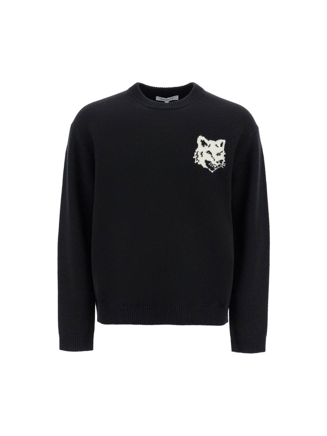 Fox Head Wool Sweater